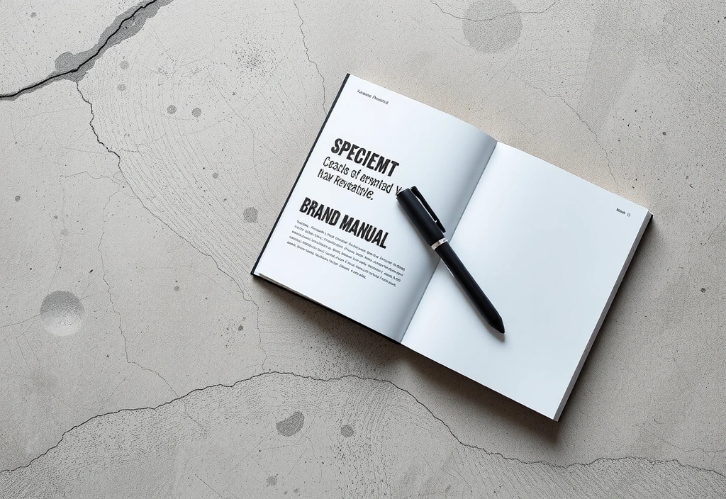 Pracovní deska s brand manuálem