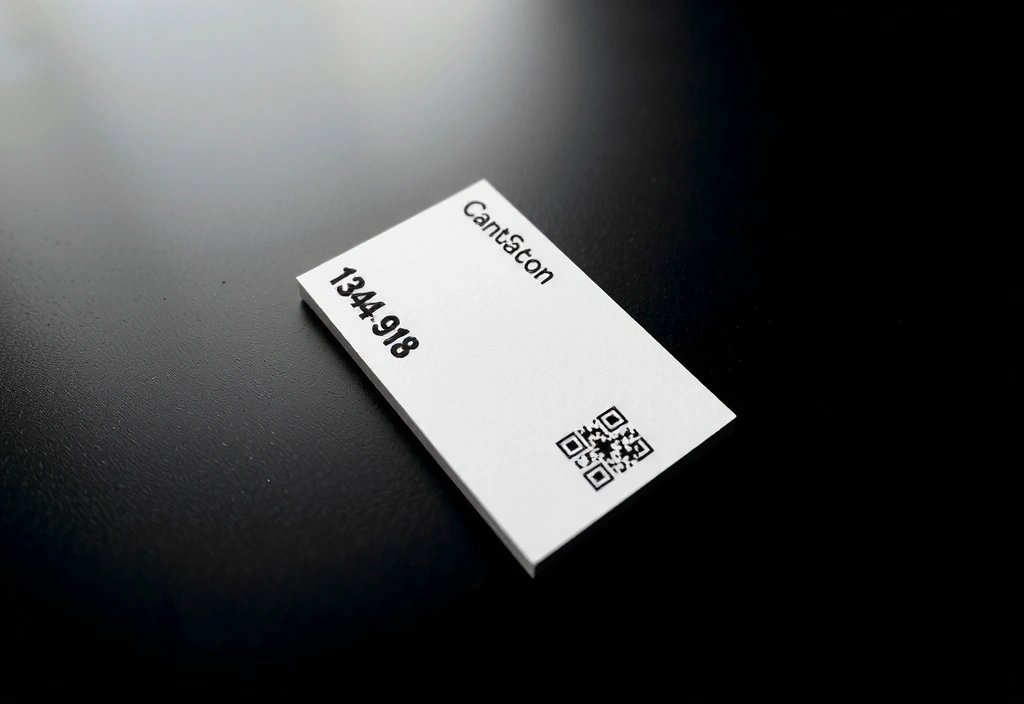 Detail vizitky scalixo s QR kódem