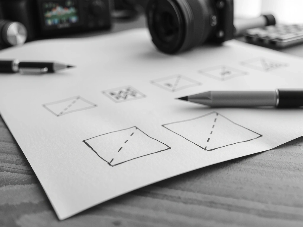 Ruční skici nápadů